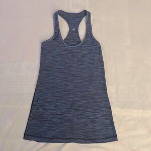 Blue Lululemon tank top